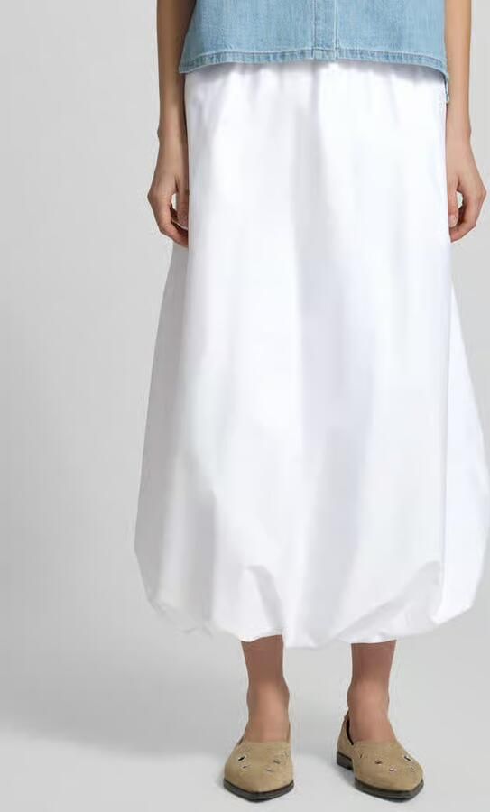 Rich & Royal Ballonvormige midirok met elastische band - Foto 3