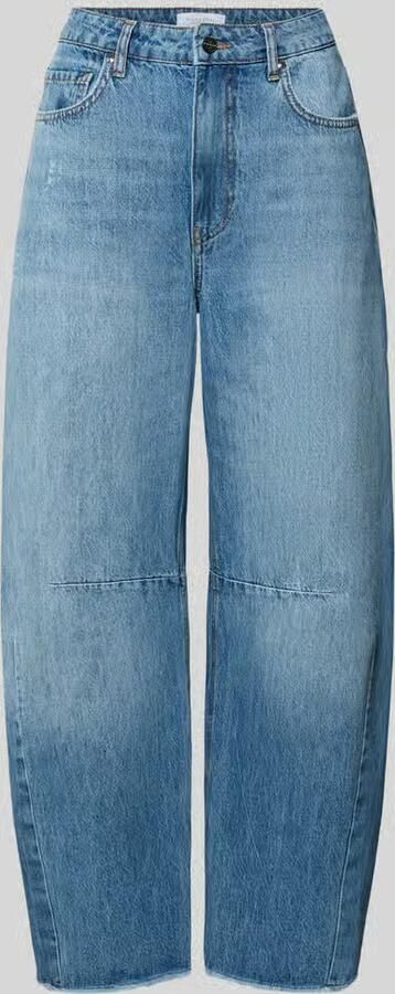 Rich & Royal Barrel fit jeans met franjes