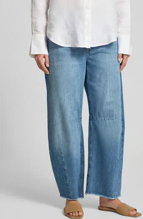 Rich & Royal Barrel fit jeans met franjes - Foto 2