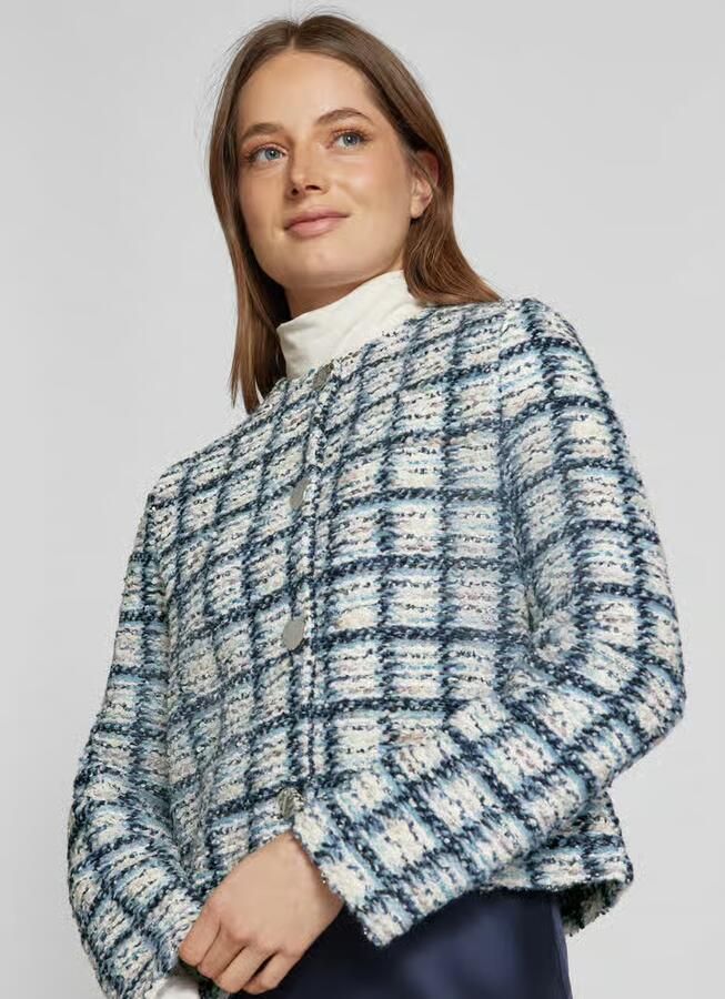 Rich & Royal Korte blazer Met glinsterende details in de wol - Foto 2
