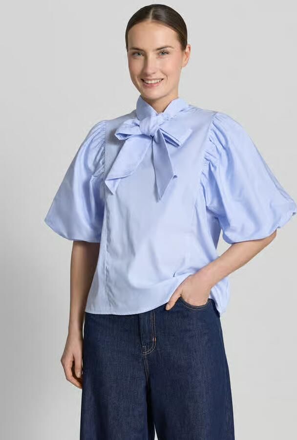 Rich & Royal Blouse met strik en ballonmouwen - Foto 2