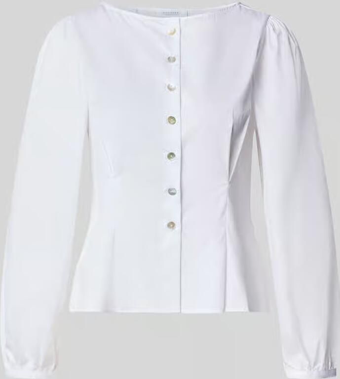 Rich & Royal Blouse van puur katoen met knoopsluiting
