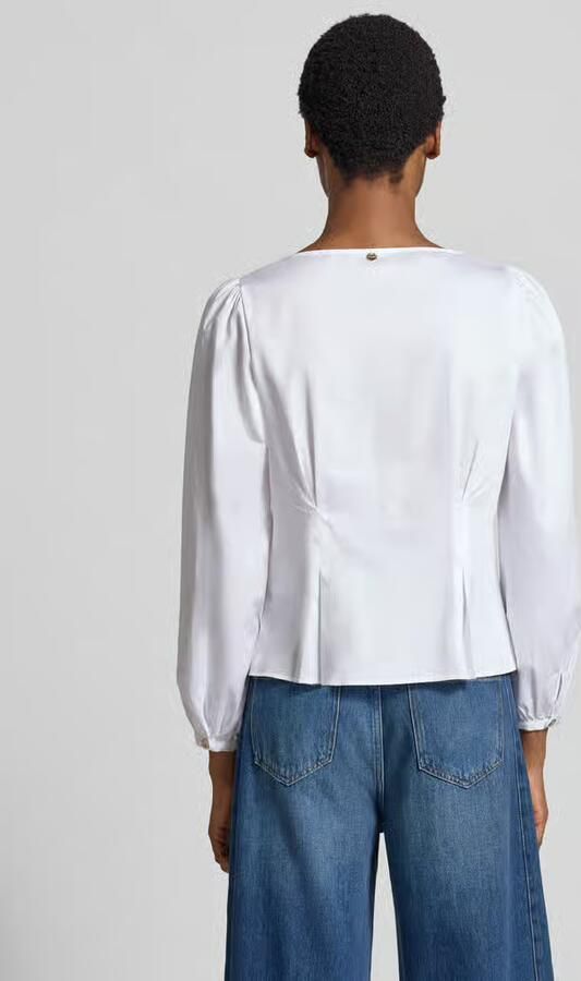 Rich & Royal Blouse van puur katoen met knoopsluiting - Foto 3