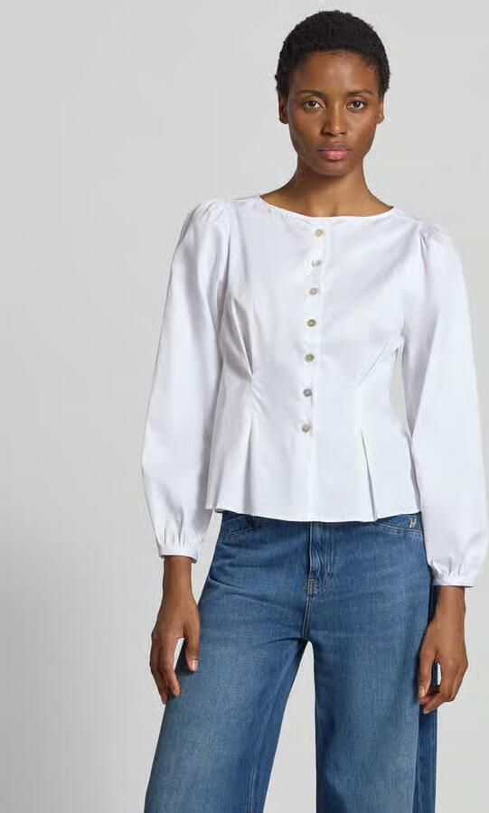 Rich & Royal Blouse van puur katoen met knoopsluiting - Foto 2