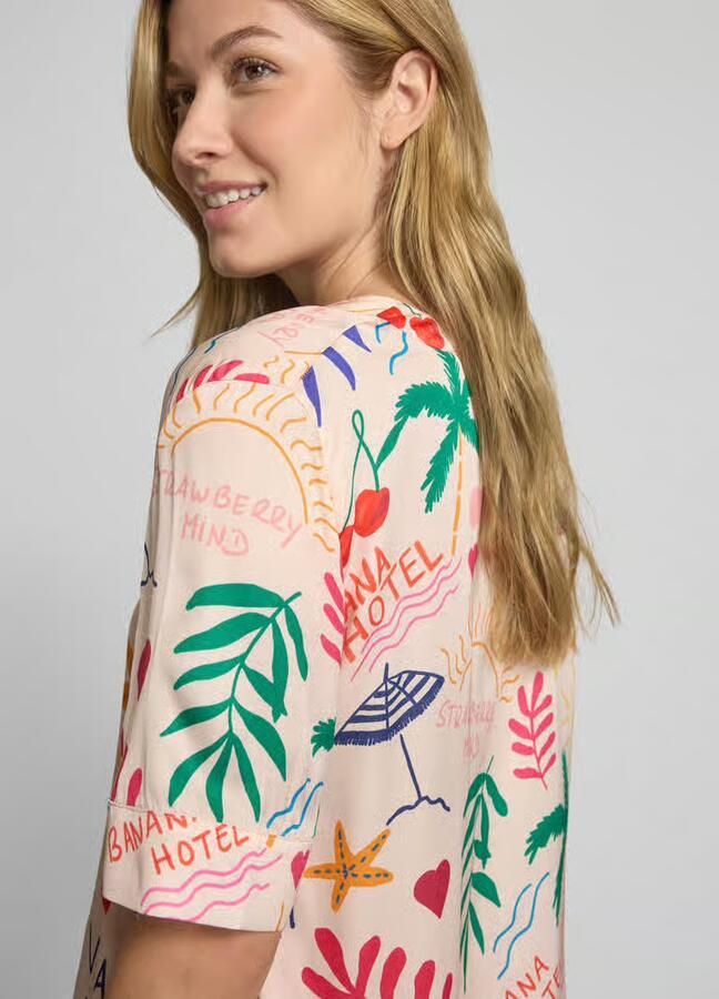 Rich & Royal Blouseshirt met V-hals - Foto 2