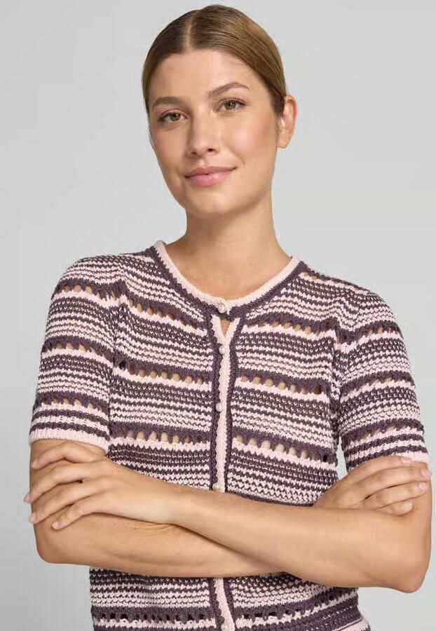 Rich & Royal Cardigan met 1 2-mouwen en ronde hals - Foto 2