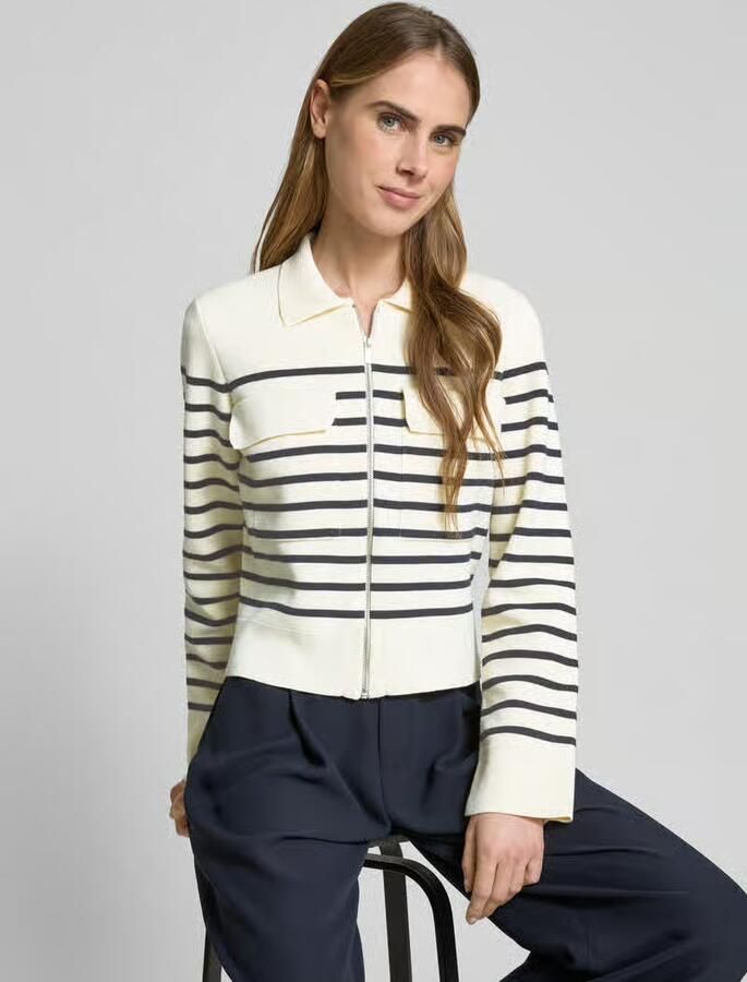 Rich & Royal Cardigan met deelbare ritssluiting
