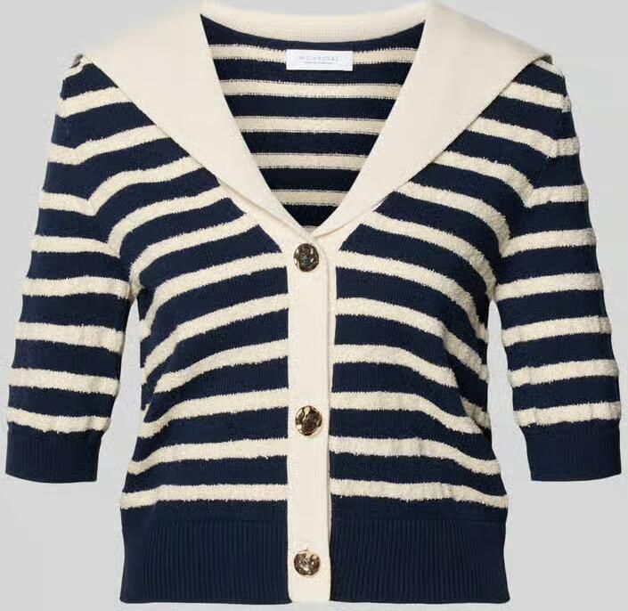 Rich & Royal Cardigan van viscosemix met 1 2-mouwen - Foto 2