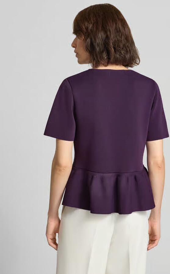 Rich & Royal Cardigan van viscosemix met peplum - Foto 2