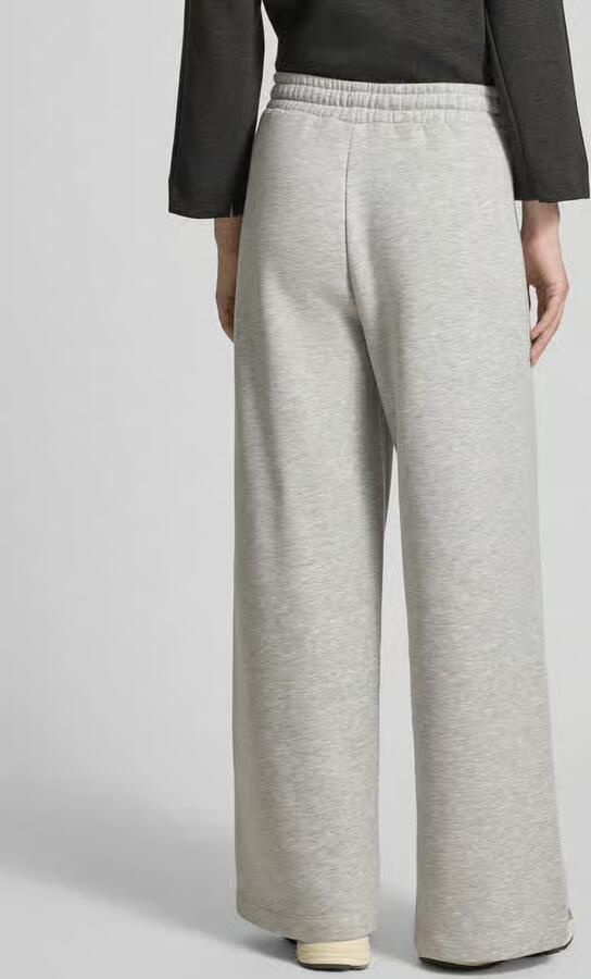 Rich & Royal Flared fit sweatpants met siersteentjes