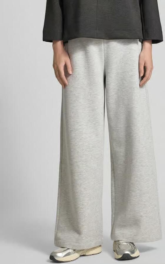 Rich & Royal Flared fit sweatpants met siersteentjes - Foto 2