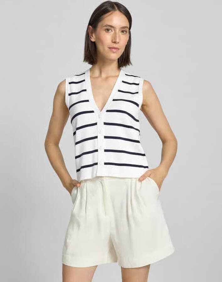 Rich & Royal Gebreid gilet met V-hals - Foto 2