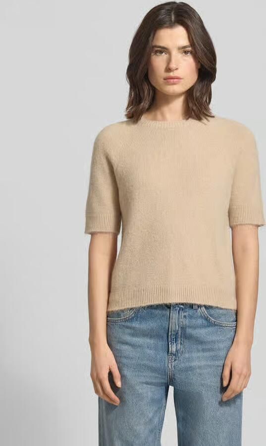 Rich & Royal Gebreid shirt met ronde hals en 1 2-mouwen - Foto 2