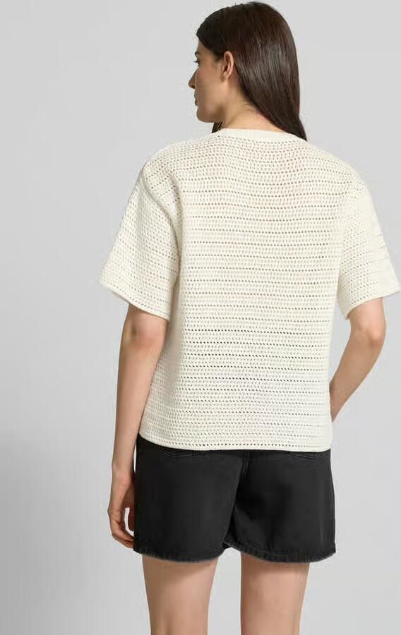 Rich & Royal Gebreid shirt met ronde hals - Foto 3