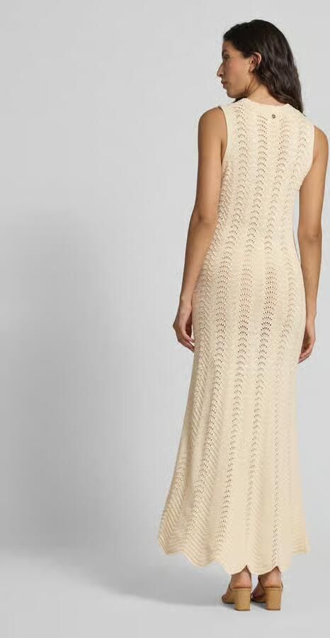 Rich & Royal Gebreide jurk met ronde hals