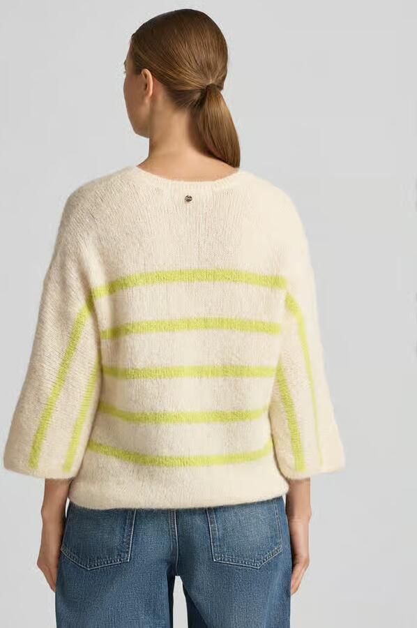 Rich & Royal Gebreide pullover met 3 4-mouwen - Foto 2