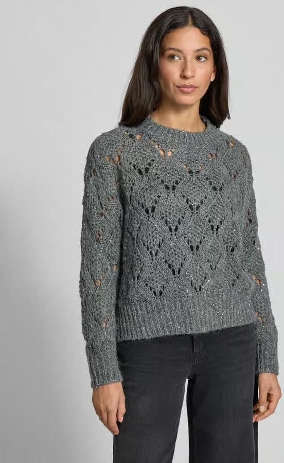 Rich & Royal Gebreide pullover met mix van wol en alpaca - Foto 2