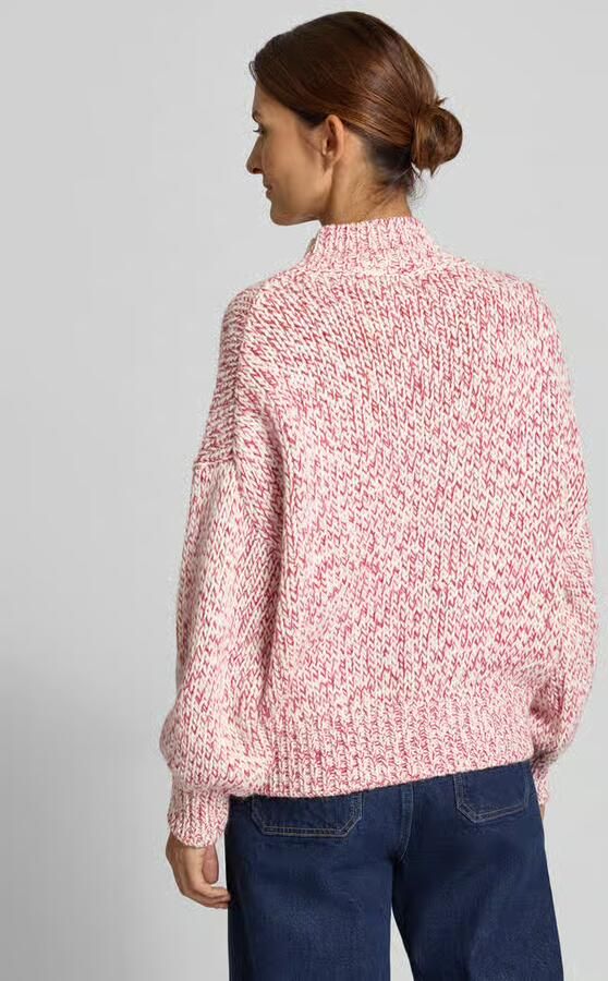 Rich & Royal Gebreide pullover met opstaande kraag