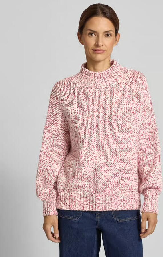 Rich & Royal Gebreide pullover met opstaande kraag - Foto 2