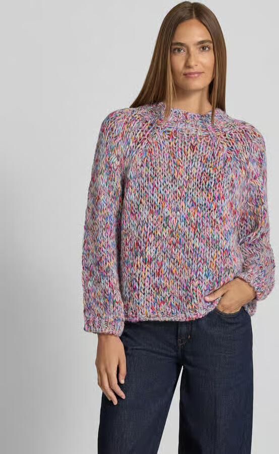 Rich & Royal Gebreide pullover met ribboorden - Foto 2
