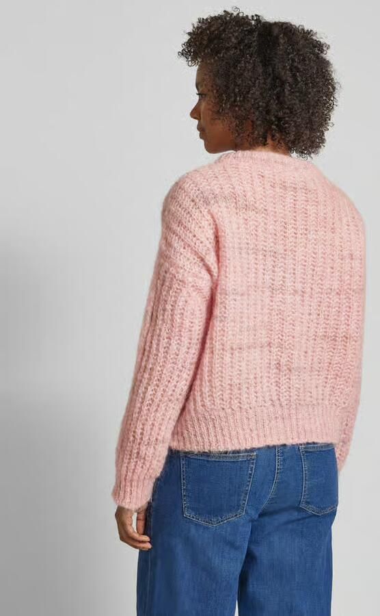 Rich & Royal Gebreide pullover met ronde hals - Foto 3