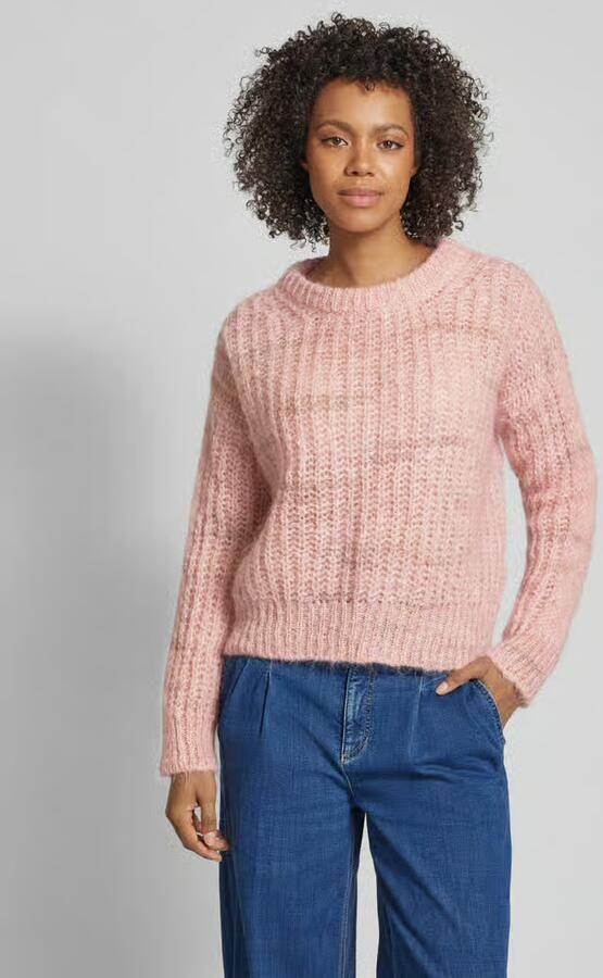 Rich & Royal Gebreide pullover met ronde hals - Foto 4