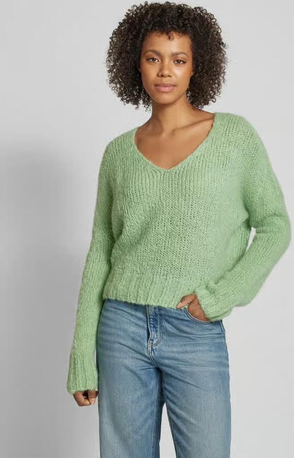 Rich & Royal Gebreide pullover met V-hals - Foto 4