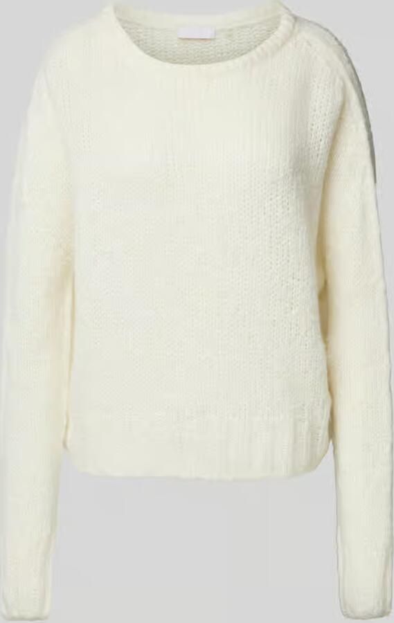 Rich & Royal Gebreide pullover met ronde hals - Foto 2