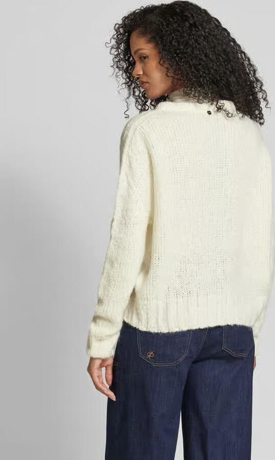 Rich & Royal Gebreide pullover met ronde hals - Foto 3