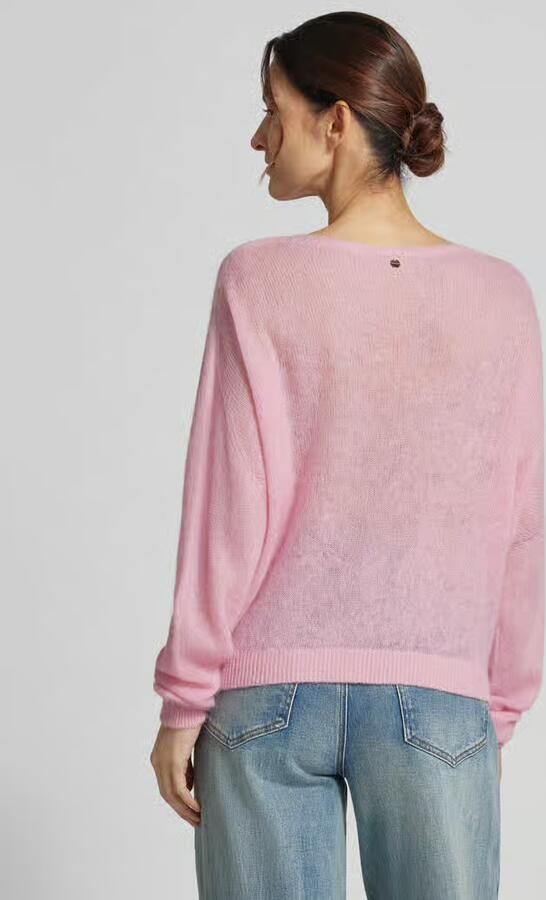 Rich & Royal Gebreide pullover van alpacamix model 'SOFT ORCHID' - Foto 3