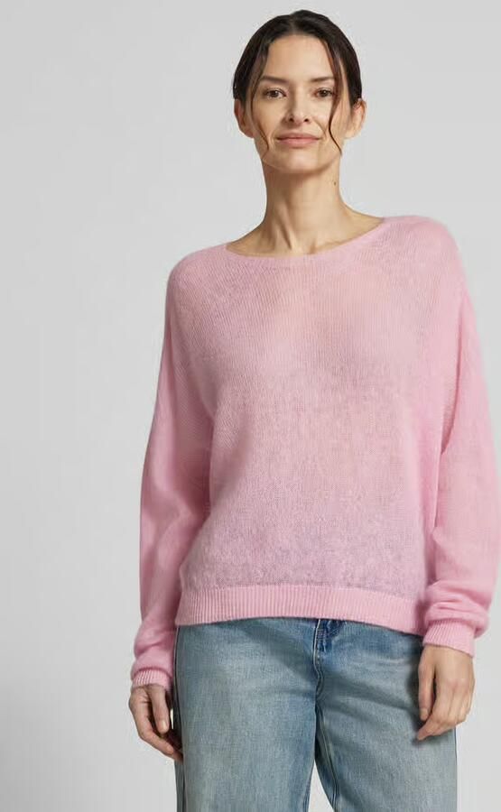 Rich & Royal Gebreide pullover van alpacamix model 'SOFT ORCHID' - Foto 2