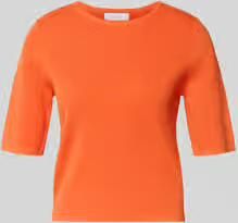 Rich & Royal Gebreide pullover van viscosemix met 1 2-mouwen