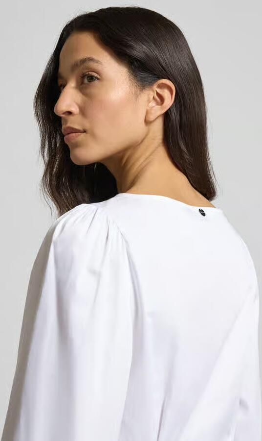 Rich & Royal Getailleerde Blouse met Ronde hals