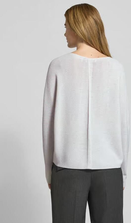 Rich & Royal Glanzende gebreide pullover van wolmix