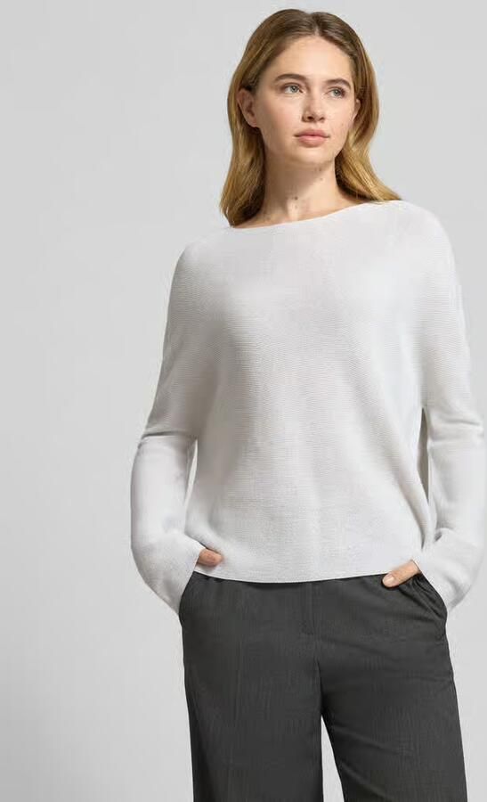Rich & Royal Glanzende gebreide pullover van wolmix - Foto 2