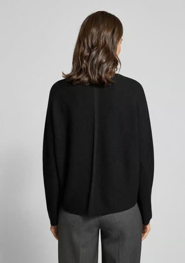 Rich & Royal Glanzende gebreide pullover van wolmix