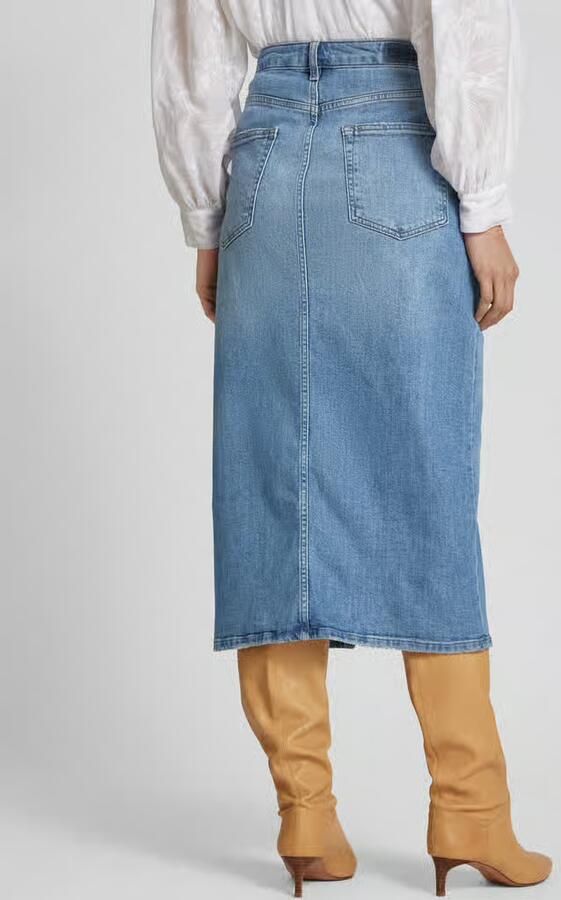 Rich & Royal Jeansrok met steekzakken