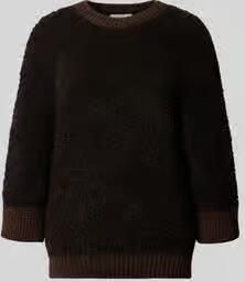Rich & Royal Loose fit gebreide pullover met wol