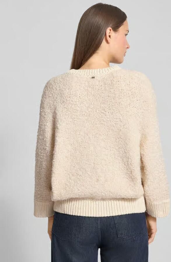 Rich & Royal Loose fit gebreide pullover met wol