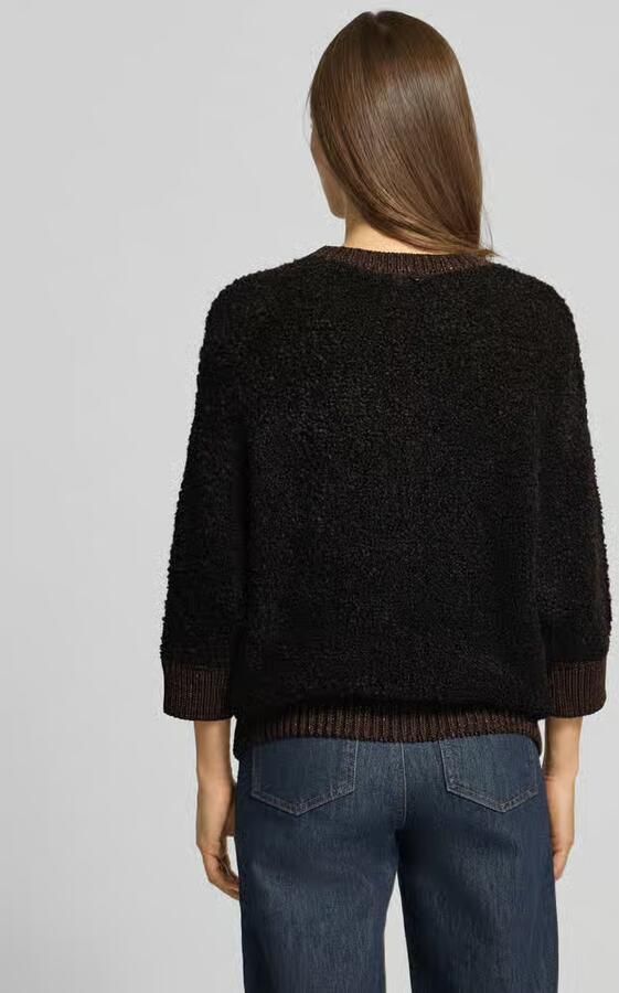 Rich & Royal Loose fit gebreide pullover met wol - Foto 3