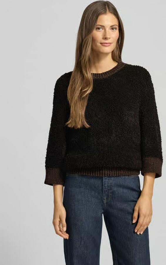 Rich & Royal Loose fit gebreide pullover met wol - Foto 2