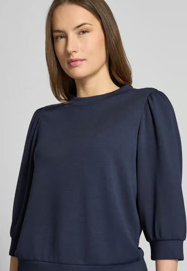 Rich & Royal Loose fit sweatshirt met 3 4-mouwen