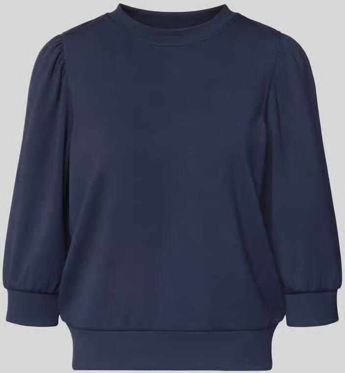 Rich & Royal Loose fit sweatshirt met 3 4-mouwen - Foto 2