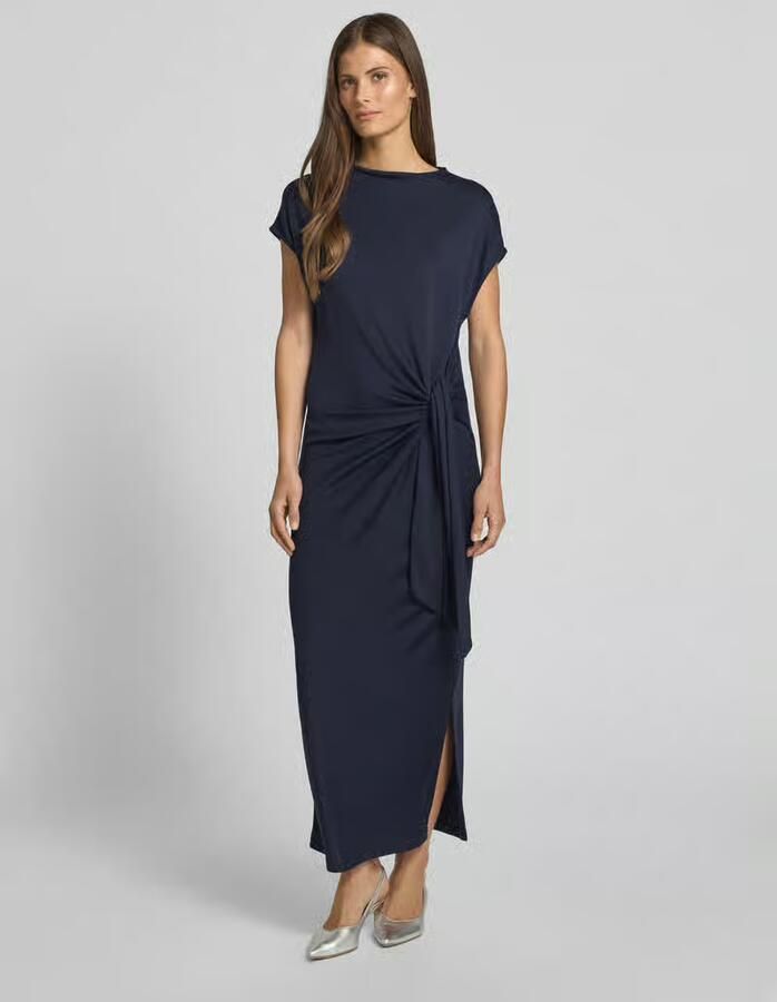 Rich & Royal Maxi-jurk van lyocellmix met knoopdetail - Foto 2