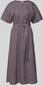 Rich & Royal Midi-jurk in all-over look met Strikceintuur - Foto 1