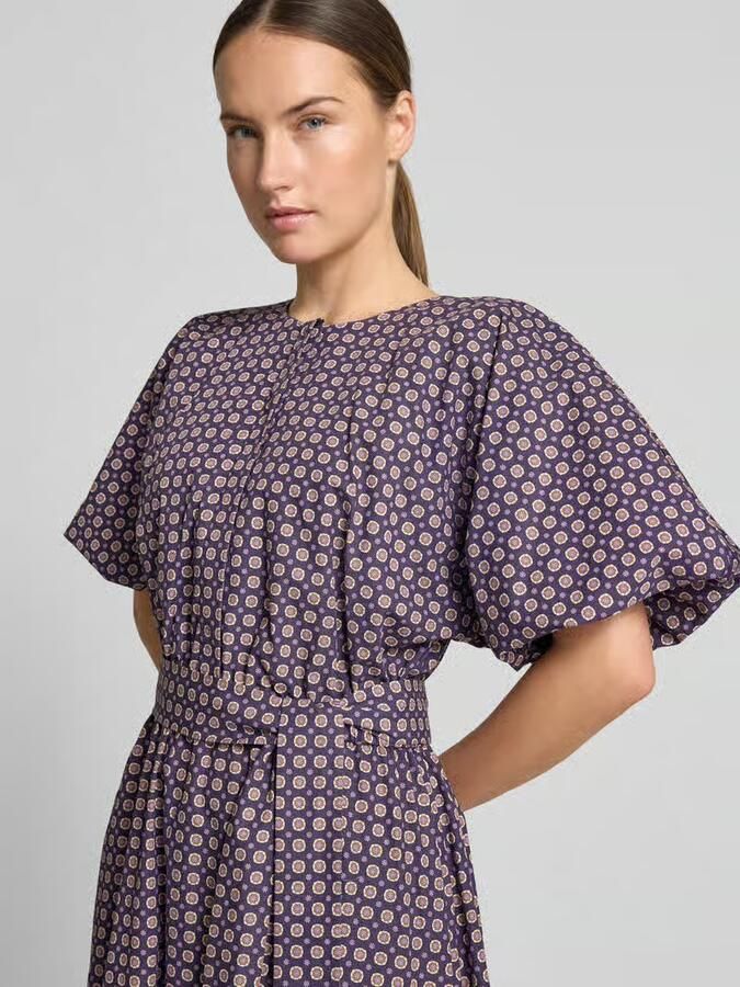 Rich & Royal Midi-jurk in all-over look met Strikceintuur - Foto 2