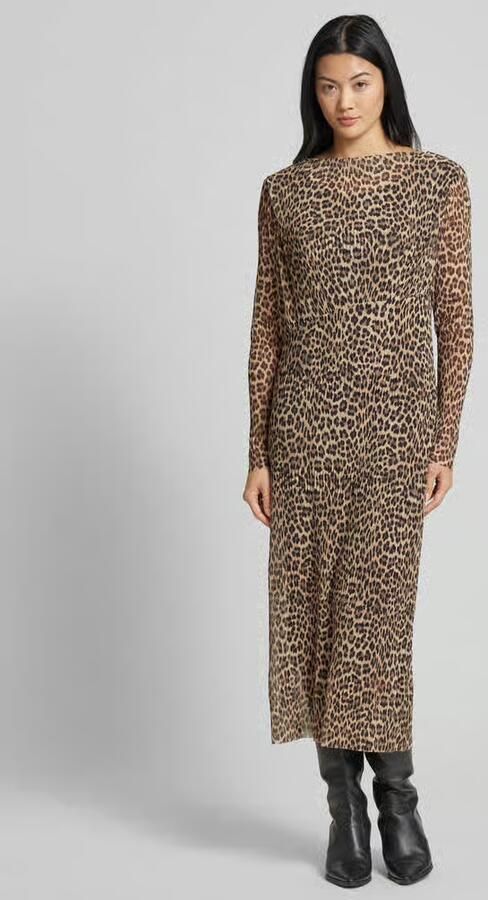 Rich & Royal Midi-jurk met boothals - Foto 6