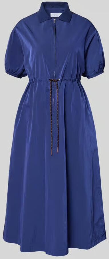 Rich & Royal midi-jurk met korte ritssluiting en trekkoord bij de taille - Foto 2