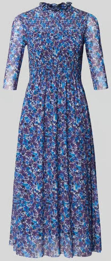 Rich & Royal midi-jurk met smokdetail