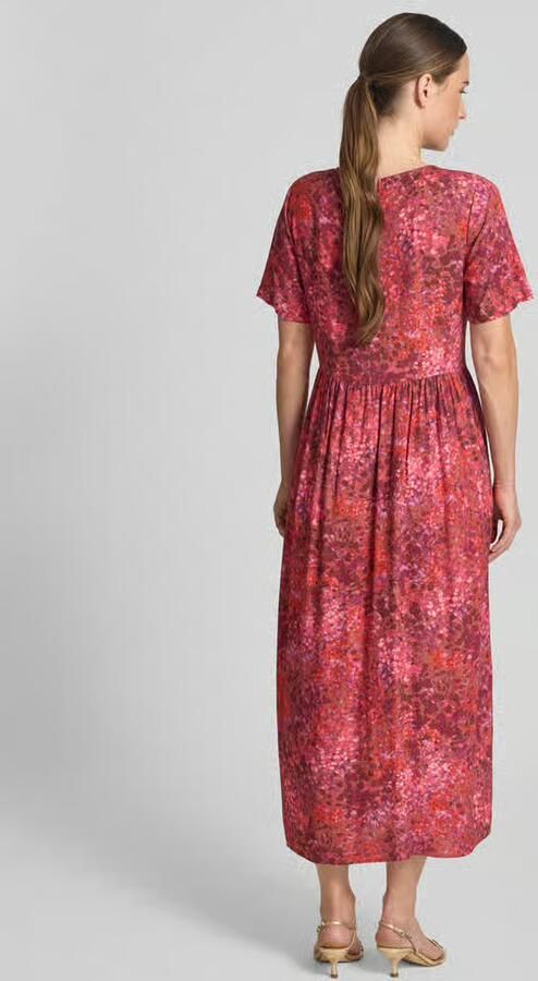 Rich & Royal midi-jurk van viscose in all-over look - Foto 2